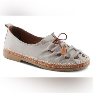 Spring Step BERNA Leather Flats - Size 39 (US 8.5–9) - Color Taupe